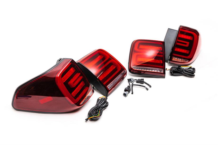 Nissan Patrol Y62 2010-2024 LED Tail Lights (RED-Sequential) Photo 4