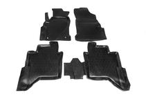 Toyota Hilux 2015- Rubber Floor Mats (4 pcs, Niken 3D) photo 2