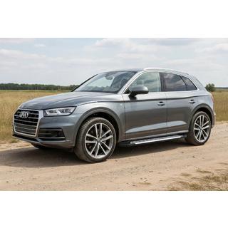 Side Steps Line (2 pcs, Aluminum) Audi Q5 2017-2025 photo 1