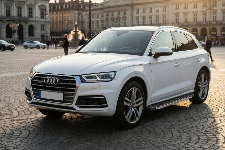 Audi Q5 2017-2025 Side Steps BlackLine (2 pcs, Aluminum) Image