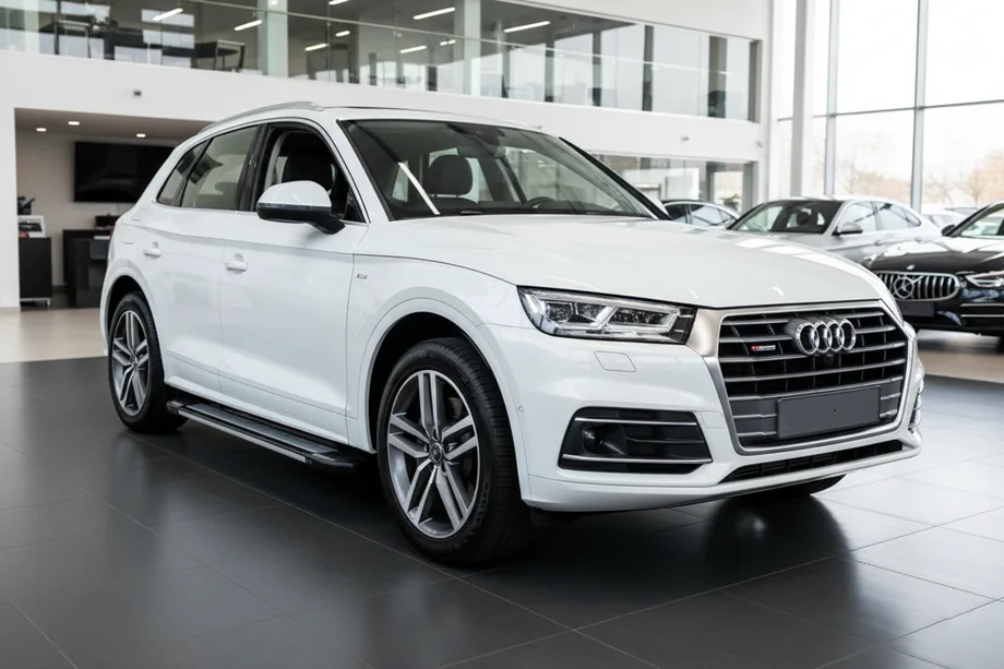 Audi Q5 2017-2025 Side Steps Rainbow (2 pcs, Aluminum) Image