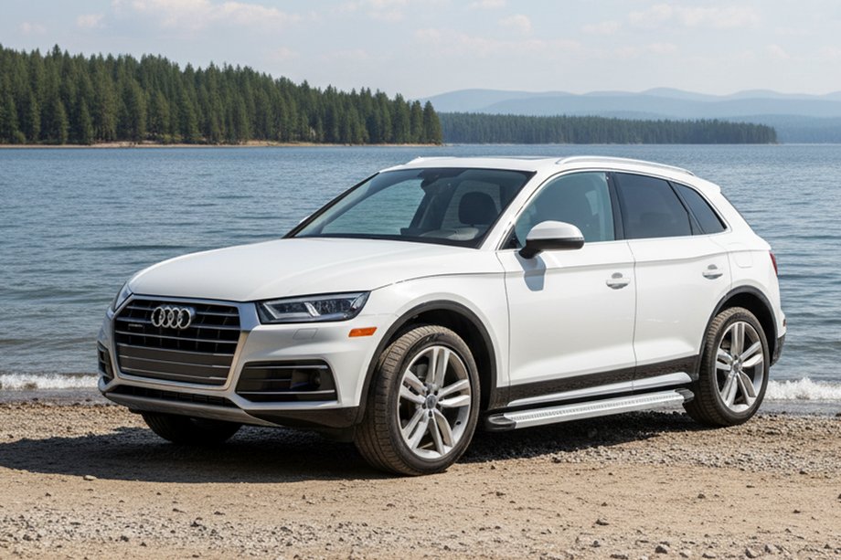 Audi Q5 2017-2025 Side Steps Maya V2 (2 pcs, Aluminum) Image