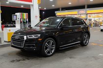 Audi Q5 2017-2025 Side Steps Bosphorus Black (2 pcs, Aluminum) photo 1
