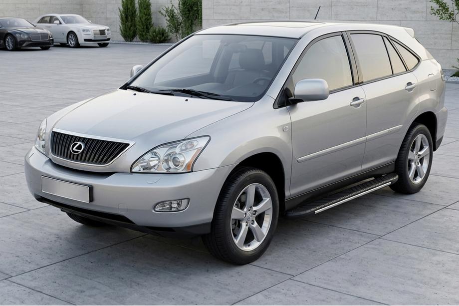 Lexus RX 2003-2009 Side Steps Bosphorus Grey (2 pcs, Aluminum) Image
