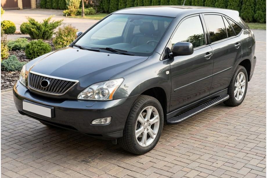 Lexus RX 2003-2009 Side Steps Bosphorus Black (2 pcs, Aluminum) Image