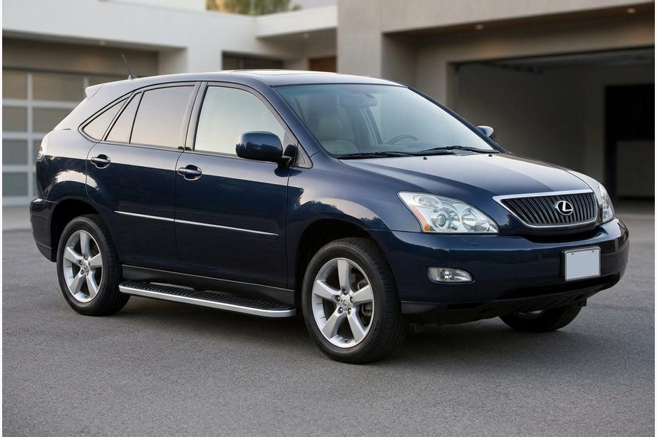 Lexus RX 2003-2009 Side Steps Tayga Grey (2 pcs, Aluminum) Image