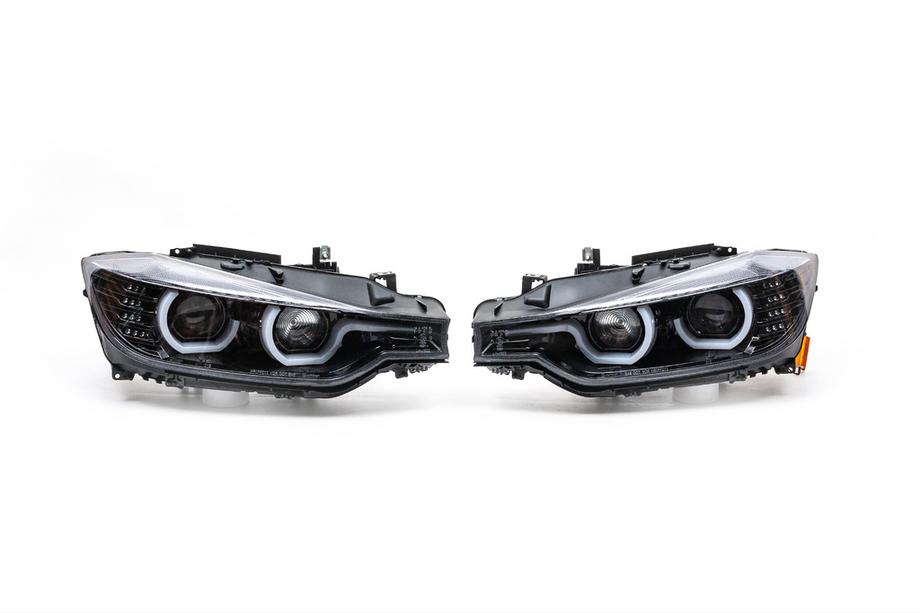 BMW 3 Series F30/F31 2012-2019 Xenon Headlights with LED Position Light 2012-2015 (2 pcs) Black Image