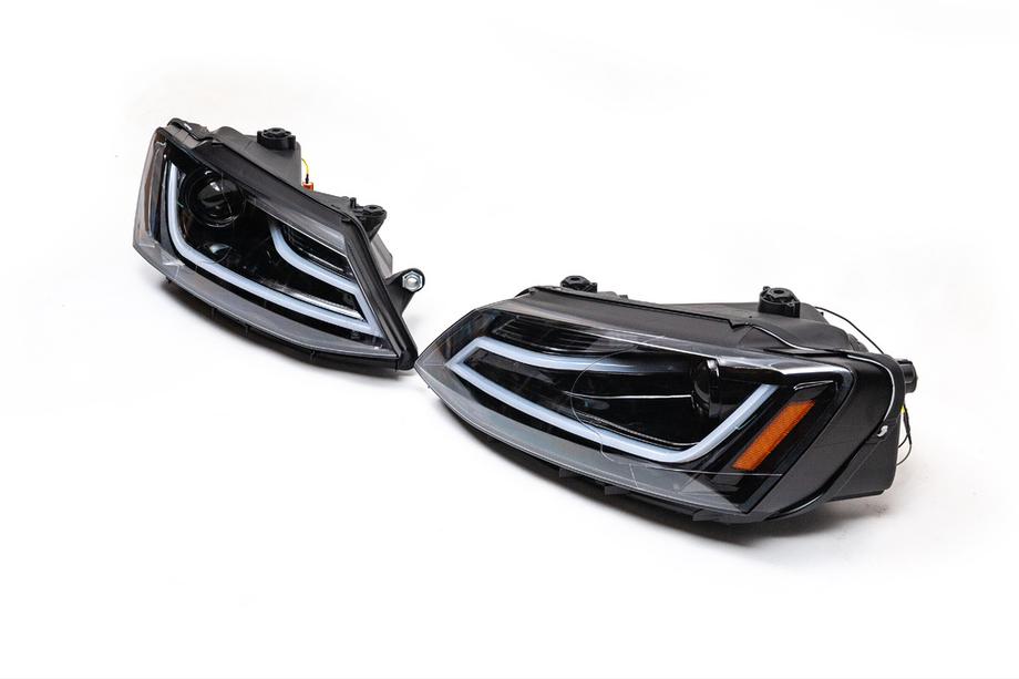 Volkswagen Jetta 2011-2018 Front headlights for USA (2 pcs, LED) Image