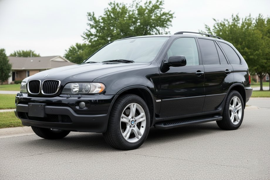 BMW X5 E53 1999–2006 Side Steps Allmond Black (2 pcs, aluminum) Image