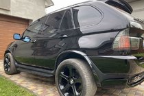 BMW X5 E53 1999–2006 Side Steps Bosphorus Black (2 pcs, Aluminum) photo 1