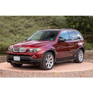 Side Steps Maya Red (2 pcs, aluminum) BMW X5 E53 1999–2006 photo 1