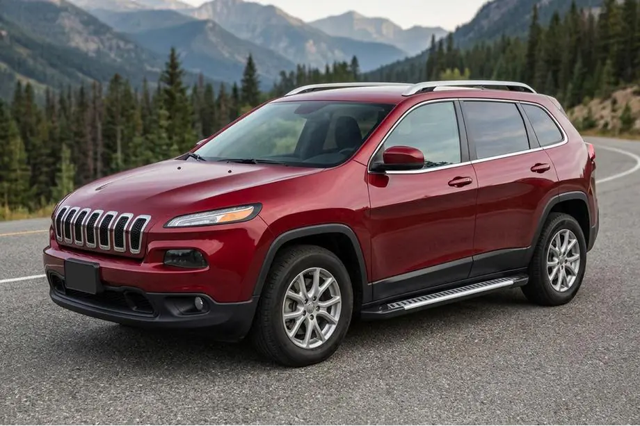 Jeep Cherokee KL 2013- Side Steps Line (2 pcs, Aluminum) Image