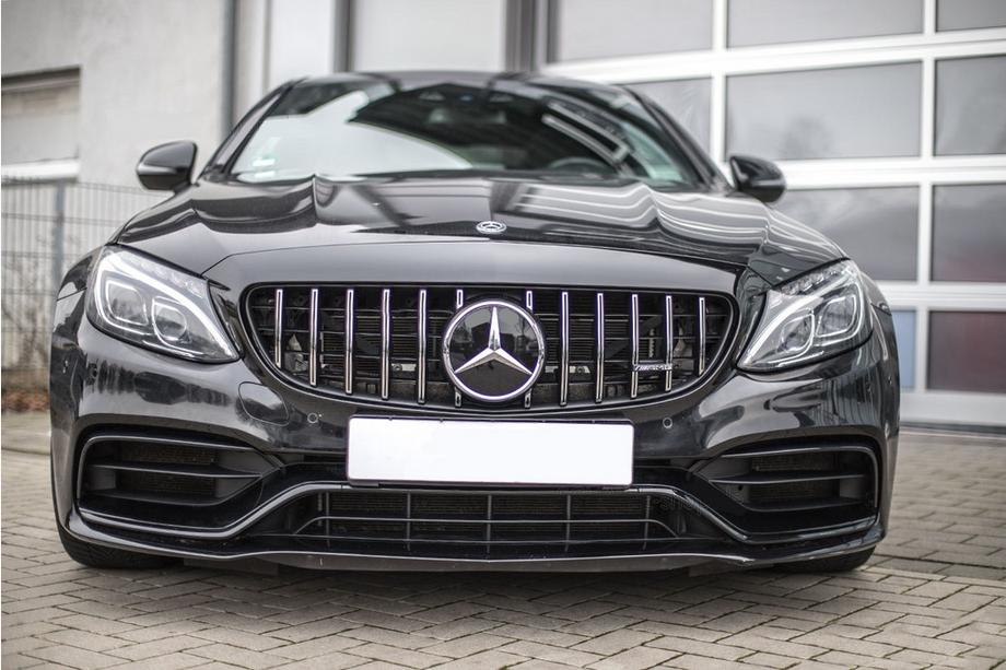 Mercedes C-сlass W205 2014-2021 Front Grille Panamericana GT (for original C63 AMG) 2014-2018, without camera Image