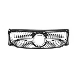 Front Grille Diamond Silver (for Base 2019-2023) Mercedes GLB X247 2019- photo 2