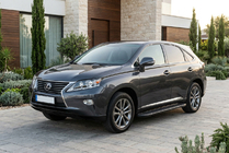 Lexus RX 2009-2015 Side Steps Bosphorus Black (2 pcs, Aluminum) photo 1