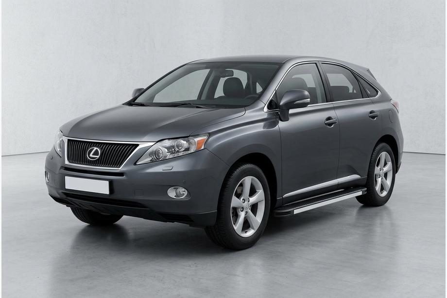 Lexus RX 2009-2015 Side Steps Maya V1 (2 pcs, Aluminum) Image