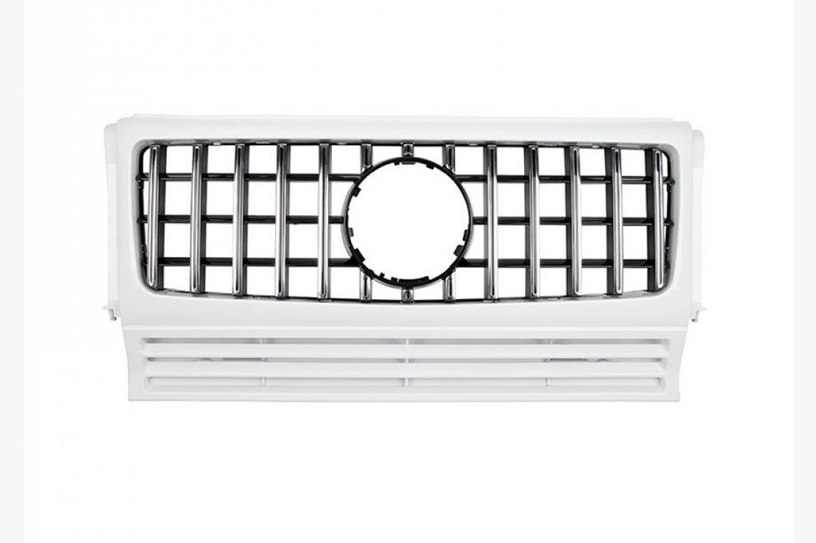 Mercedes G class W463 1990-2018 Front Grille (GT Panamericana, without Chrome) All Black Photo 9