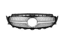 Mercedes E-class W213 2016-2023 Front Grille Diamond Silver (for Avantgarde/AMG-Line/E43 AMG/E53 AMG 2016-2020) Without camera mount photo 2