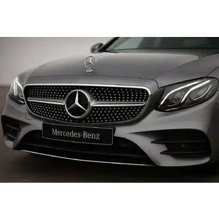 Front Grille Diamond Silver (for Avantgarde/AMG-Line/E43 AMG/E53 AMG 2016-2020)