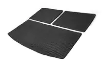 Audi Q7 2005-2015 Trunk mat 3-piece (EVA, Black) (7 seats) photo 6