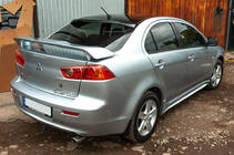 Mitsubishi Lancer X 2008- Rear Window Visor Sedan (ABS) photo 6
