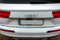 Audi Q7 2015–2026 Rear Bumper Protector Carmos Stainless Steel photo 4