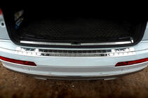 Audi Q7 2015–2026 Rear Bumper Protector Carmos Stainless Steel photo 3