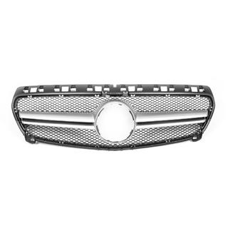 Front Grille AMG Silver (2012-2015) Mercedes A-сlass W176 2012-2018 photo 2
