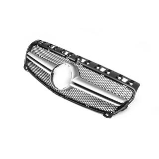 Front Grille AMG Silver (2012-2015) Mercedes A-сlass W176 2012-2018 photo 3