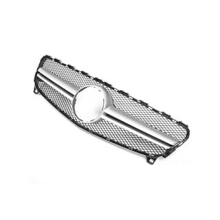 Front Grille AMG Silver (2015-2018) Mercedes A-сlass W176 2012-2018 photo 3