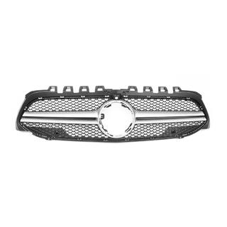 Front Grille AMG Silver (for 2018-2022) Mercedes A-сlass W177 2018- photo 2