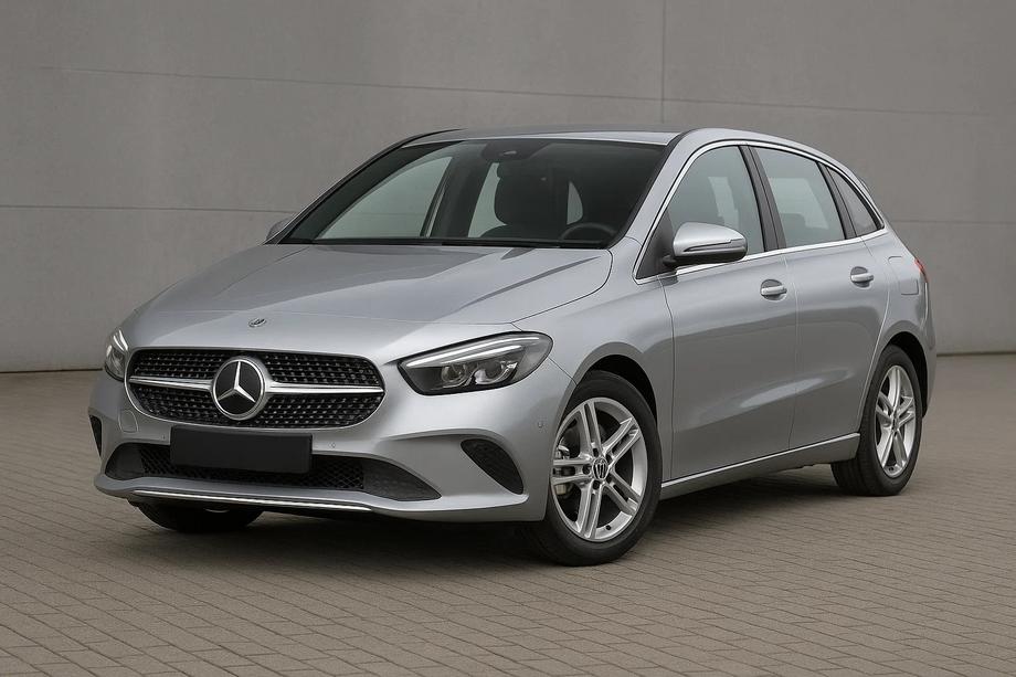 Mercedes B-class W247 2019- Front Grille Diamond Silver (for Base) Image