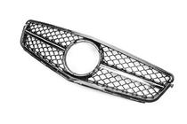 Mercedes C-class W204 2007-2015 Front Grille AMG Silver photo 3