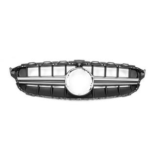 Front Grille C63-Design (for Avantgarde/AMG-Line/C43 AMG) Mercedes C-сlass W205 2014-2021 photo 3