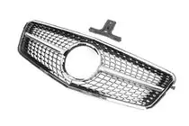 Mercedes E-class W212 2009-2016 Front Grille Diamond Silver (2009-2012) photo 4