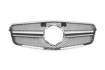 Mercedes E-class W212 2009-2016 Front Grille AMG Silver (2009-2012) photo 2
