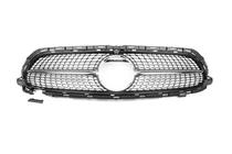 Mercedes E-class W213 2016-2023 Front Grille Diamond Silver (AMG Line, 2020+) With camera mount photo 2