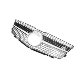 Front Grille Diamond Silver (2009-2012) Mercedes GLK сlass X204 2008-2015 photo 4