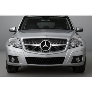 Front Grille Diamond Silver (2009-2012) Mercedes GLK сlass X204 2008-2015 photo 1