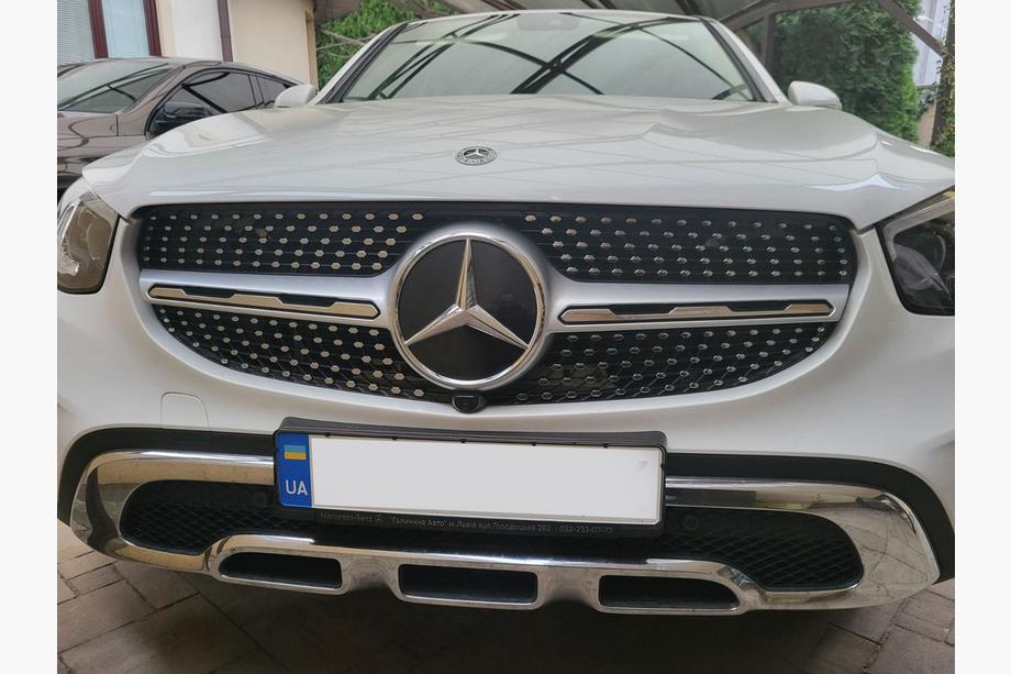 Mercedes GLC coupe C253 2016-2023 Front Grille Diamond Silver (for Base 2019-2022) Photo 1