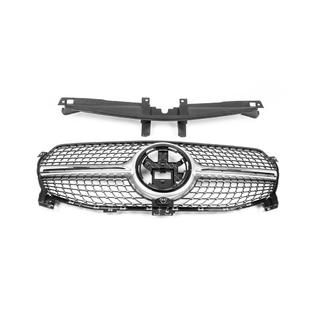 Front Grille Diamond Silver (for Base 2018-2023) Mercedes GLE W167 2018- photo 1