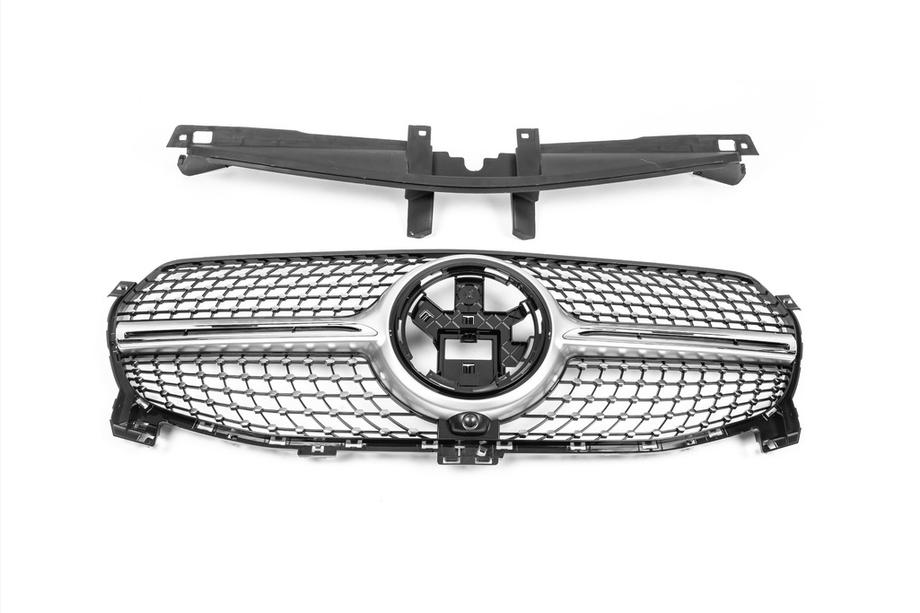 Mercedes GLE W167 2018- Front Grille Diamond Silver (for Base 2018-2023) Image
