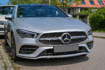 Mercedes CLA C118 2019- Front Grille Diamond Silver (for 2019-2022) photo 1