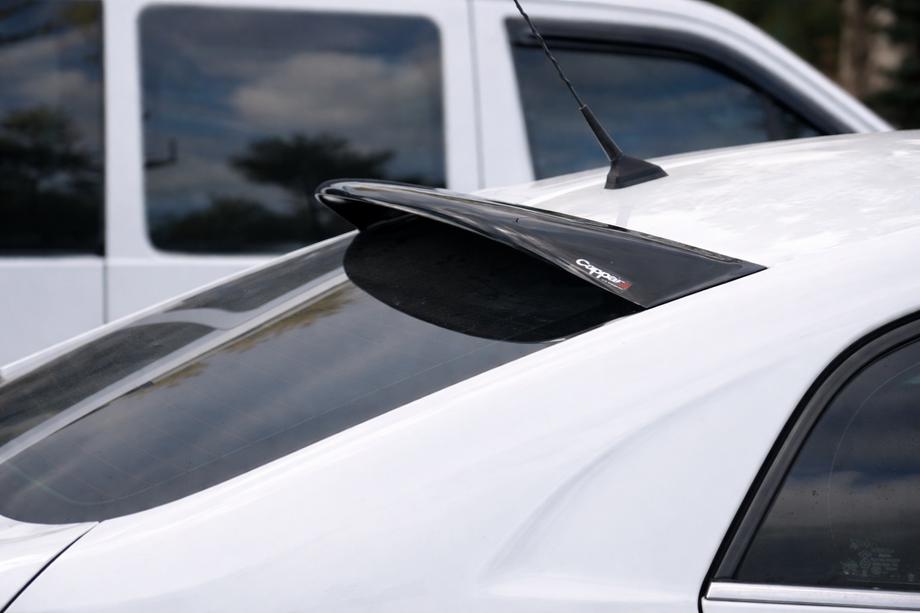 Renault Megane IV 2016-2025 Rear Window Visor (ABS) Image