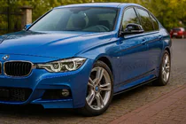 BMW 3 Series F30/F31 2012-2019 EuroCap Door Sill Covers (for M-Sport Side Skirts, Gloss Black) photo 2