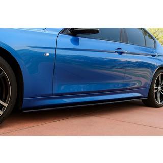 EuroCap Door Sill Covers (for M-Sport Side Skirts, Gloss Black) BMW 3 Series F30/F31 2012-2019 photo 1
