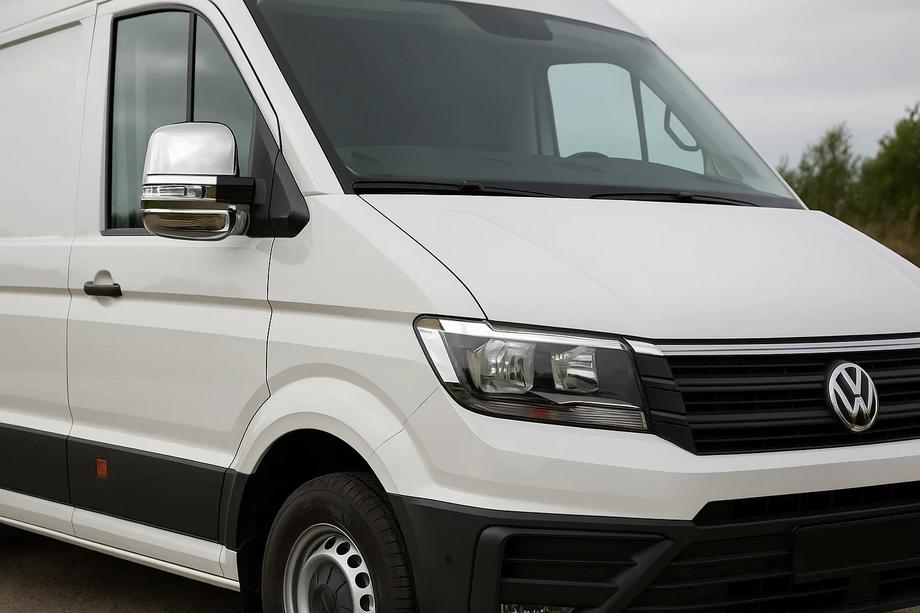 Volkswagen Crafter 2016- Mirror Covers Carmos (2 pcs, ABS) Image