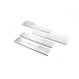 Carmos Interior Door Sill Covers Stainless Steel Fiat Doblo II 2010-2022 photo 4