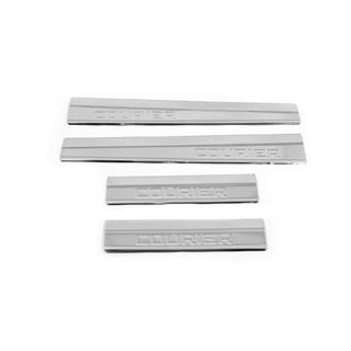 Door Sill Protectors Carmos V1 (4 pcs, Stainless Steel) Ford Courier 2014-2023 photo 3