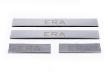 Hyundai Accent 2006-2010 Stainless Steel Door Sill Protectors Carmos V2 (4 pcs) photo 2